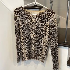 Zara leopard cardigan